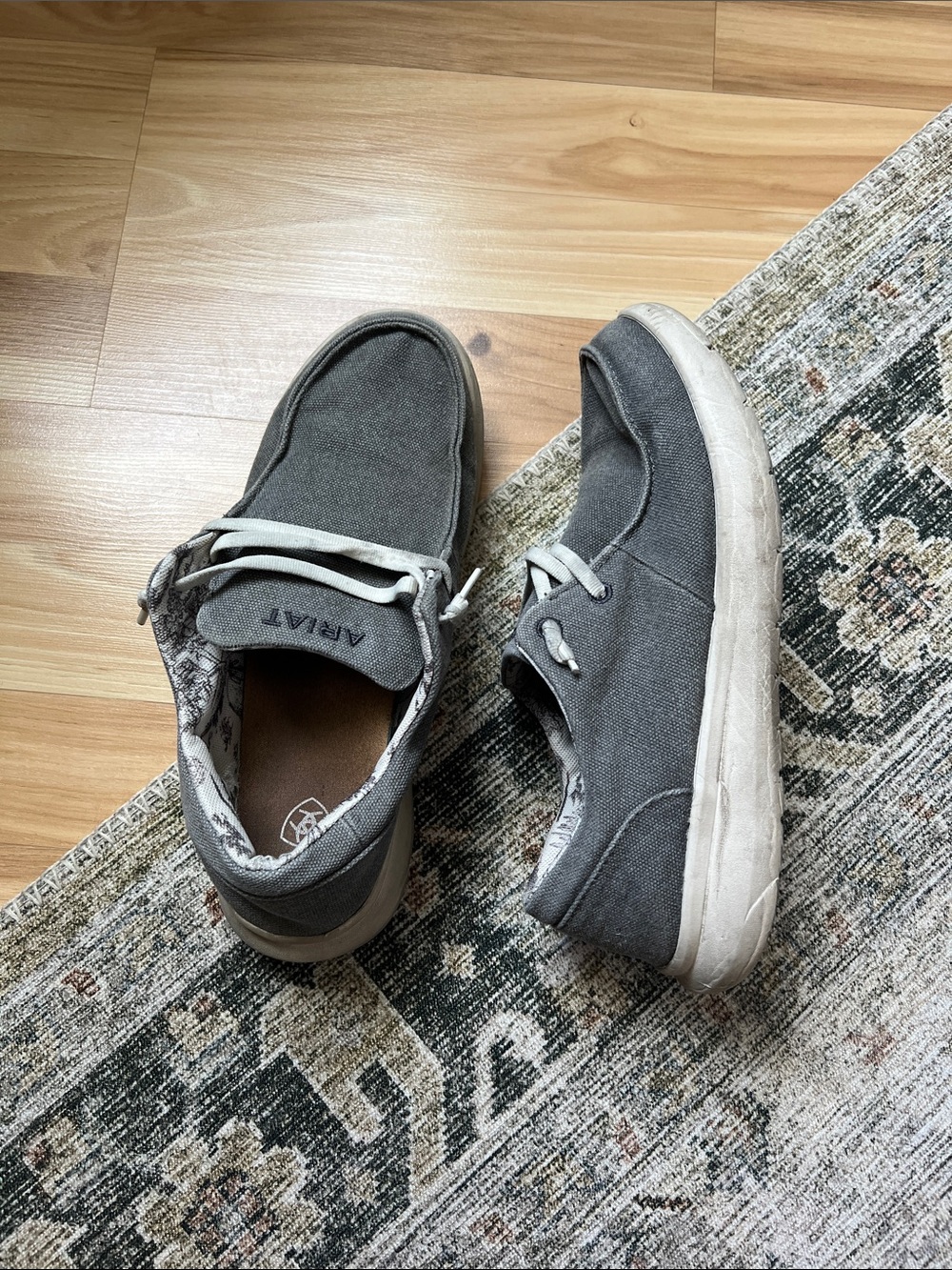 Ariat Gray Slip Ons
